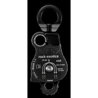 美國 rock exotica Omni-Block 1.1" Double Pulley 萬向雙滑輪 1.1" 全黑 P54D-B